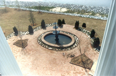 Fountain From Porch